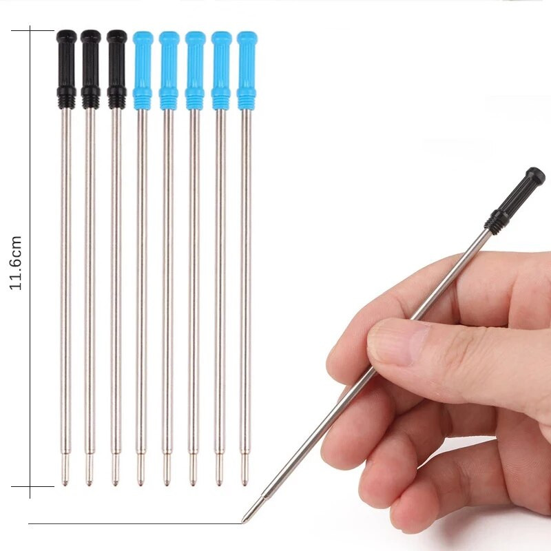 20 τμχ/παρτίδα 11,6 εκ. Ειδικά Ανταλλακτικά Μεταλλικά Στυλό για Ρολό Στυλό 0,5mm Ράβδος Στυλό Υπογραφής Ανταλλακτικό Γραφείο Σχολική Χαρτικά
