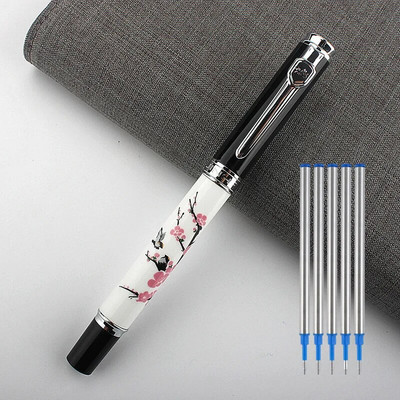 JINHAO Classic Ceramics pastapliiats Plum Blossom Office School Supplies RollerBall Pen