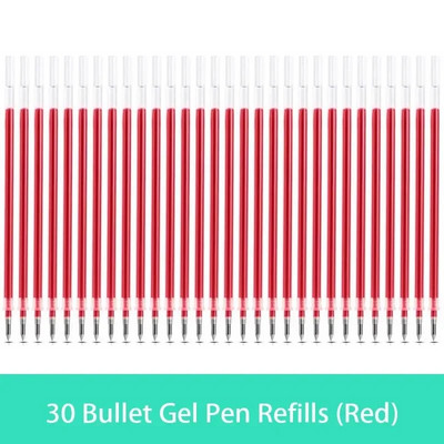 10/20/30 τμχ/σετ 0,5 χιλιοστών πένα τζελ Ανταλλακτικά Γραφείου Ράβδοι Υπογραφής Κόκκινο Μπλε Μαύρο Μελάνι Γραφείου Σχολική Γραφική Βελόνα Είδη γραφής
