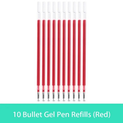 10/20/30 τμχ/σετ 0,5 χιλιοστών πένα τζελ Ανταλλακτικά Γραφείου Ράβδοι Υπογραφής Κόκκινο Μπλε Μαύρο Μελάνι Γραφείου Σχολική Γραφική Βελόνα Είδη γραφής