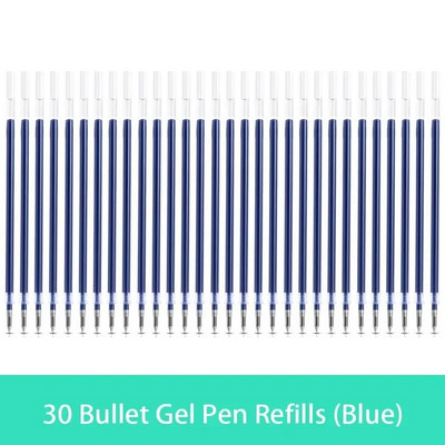 10/20/30 τμχ/σετ 0,5 χιλιοστών πένα τζελ Ανταλλακτικά Γραφείου Ράβδοι Υπογραφής Κόκκινο Μπλε Μαύρο Μελάνι Γραφείου Σχολική Γραφική Βελόνα Είδη γραφής