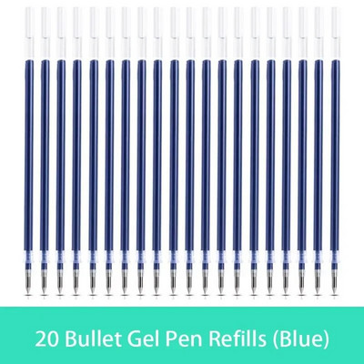 10/20/30 τμχ/σετ 0,5 χιλιοστών πένα τζελ Ανταλλακτικά Γραφείου Ράβδοι Υπογραφής Κόκκινο Μπλε Μαύρο Μελάνι Γραφείου Σχολική Γραφική Βελόνα Είδη γραφής