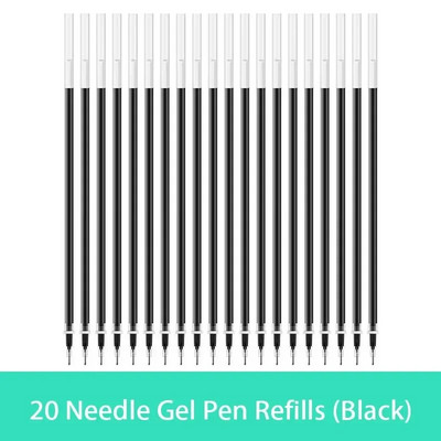 10/20/30 τμχ/σετ 0,5 χιλιοστών πένα τζελ Ανταλλακτικά Γραφείου Ράβδοι Υπογραφής Κόκκινο Μπλε Μαύρο Μελάνι Γραφείου Σχολική Γραφική Βελόνα Είδη γραφής