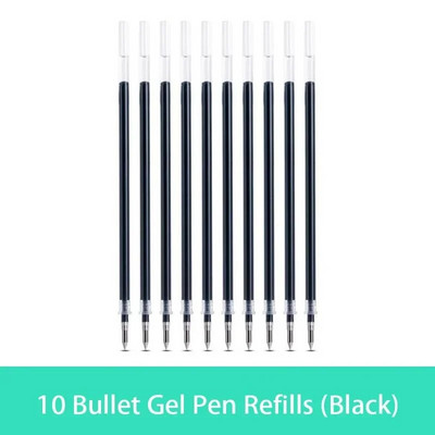 10/20/30 τμχ/σετ 0,5 χιλιοστών πένα τζελ Ανταλλακτικά Γραφείου Ράβδοι Υπογραφής Κόκκινο Μπλε Μαύρο Μελάνι Γραφείου Σχολική Γραφική Βελόνα Είδη γραφής