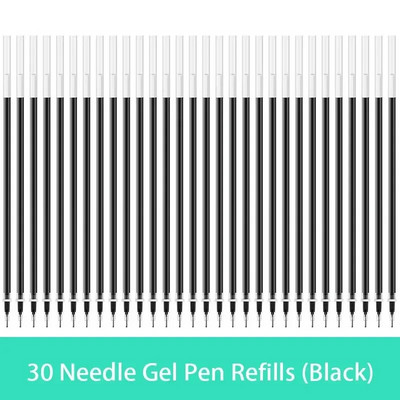10/20/30 τμχ/σετ 0,5 χιλιοστών πένα τζελ Ανταλλακτικά Γραφείου Ράβδοι Υπογραφής Κόκκινο Μπλε Μαύρο Μελάνι Γραφείου Σχολική Γραφική Βελόνα Είδη γραφής