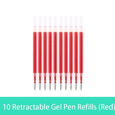 10/20/30 τμχ/σετ 0,5 χιλιοστών πένα τζελ Ανταλλακτικά Γραφείου Ράβδοι Υπογραφής Κόκκινο Μπλε Μαύρο Μελάνι Γραφείου Σχολική Γραφική Βελόνα Είδη γραφής