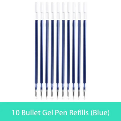 10/20/30 τμχ/σετ 0,5 χιλιοστών πένα τζελ Ανταλλακτικά Γραφείου Ράβδοι Υπογραφής Κόκκινο Μπλε Μαύρο Μελάνι Γραφείου Σχολική Γραφική Βελόνα Είδη γραφής