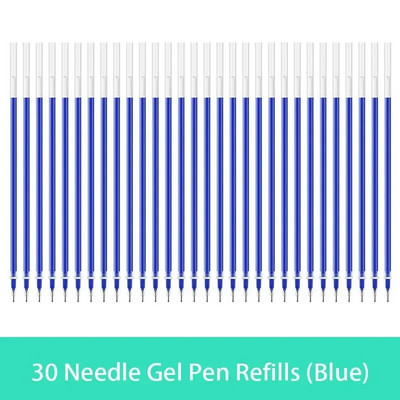 10/20/30 τμχ/σετ 0,5 χιλιοστών πένα τζελ Ανταλλακτικά Γραφείου Ράβδοι Υπογραφής Κόκκινο Μπλε Μαύρο Μελάνι Γραφείου Σχολική Γραφική Βελόνα Είδη γραφής