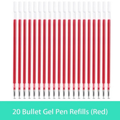 10/20/30 τμχ/σετ 0,5 χιλιοστών πένα τζελ Ανταλλακτικά Γραφείου Ράβδοι Υπογραφής Κόκκινο Μπλε Μαύρο Μελάνι Γραφείου Σχολική Γραφική Βελόνα Είδη γραφής