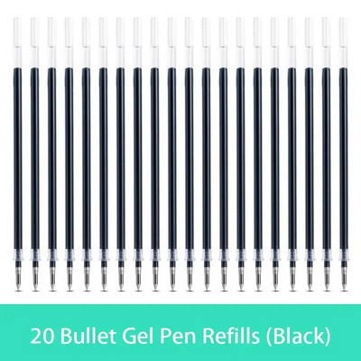 10/20/30 τμχ/σετ 0,5 χιλιοστών πένα τζελ Ανταλλακτικά Γραφείου Ράβδοι Υπογραφής Κόκκινο Μπλε Μαύρο Μελάνι Γραφείου Σχολική Γραφική Βελόνα Είδη γραφής
