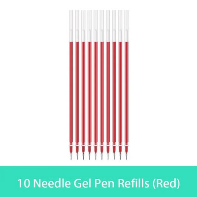 10/20/30 τμχ/σετ 0,5 χιλιοστών πένα τζελ Ανταλλακτικά Γραφείου Ράβδοι Υπογραφής Κόκκινο Μπλε Μαύρο Μελάνι Γραφείου Σχολική Γραφική Βελόνα Είδη γραφής