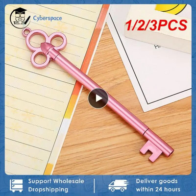 1/2/3PCS Creative Retro Series Key Modeling 0,5mm Gel Pen Student Learning Gifts Gifters Σχολικά είδη γραφείου