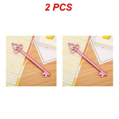 1/2/3PCS Creative Retro Series atslēgu modelēšana 0,5 mm gēla pildspalva studentu mācību kancelejas piederumi Dāvanas skolas biroja piederumi