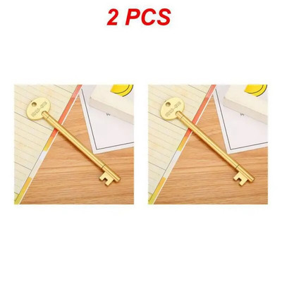 1/2/3PCS Creative Retro Series atslēgu modelēšana 0,5 mm gēla pildspalva studentu mācību kancelejas piederumi Dāvanas skolas biroja piederumi