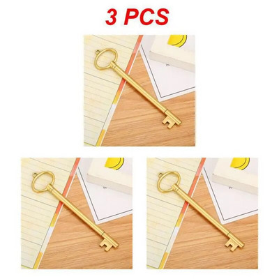 1/2/3PCS Creative Retro Series atslēgu modelēšana 0,5 mm gēla pildspalva studentu mācību kancelejas piederumi Dāvanas skolas biroja piederumi