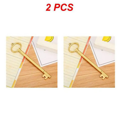 1/2/3PCS Creative Retro Series atslēgu modelēšana 0,5 mm gēla pildspalva studentu mācību kancelejas piederumi Dāvanas skolas biroja piederumi