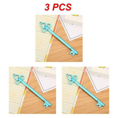 1/2/3PCS Creative Retro Series atslēgu modelēšana 0,5 mm gēla pildspalva studentu mācību kancelejas piederumi Dāvanas skolas biroja piederumi