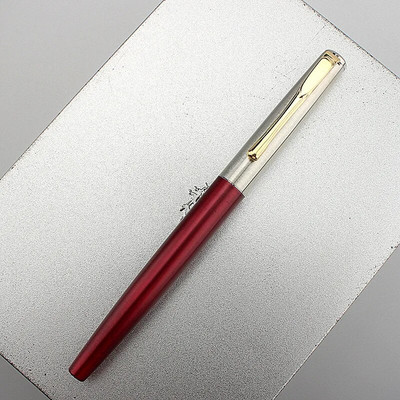 Augstas kvalitātes metāla lodīšu pildspalva 0,7 mm Rollerball Caneta zila melna tintes pildspalva skolas biroja lodīšu pildspalvai