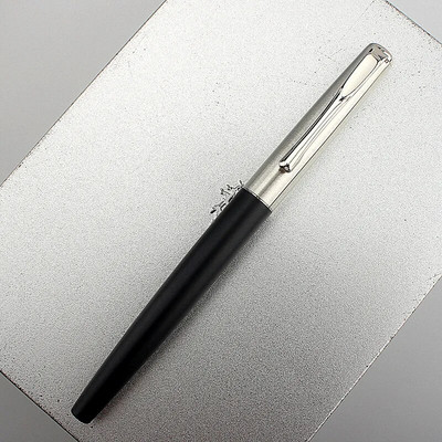 Augstas kvalitātes metāla lodīšu pildspalva 0,7 mm Rollerball Caneta zila melna tintes pildspalva skolas biroja lodīšu pildspalvai