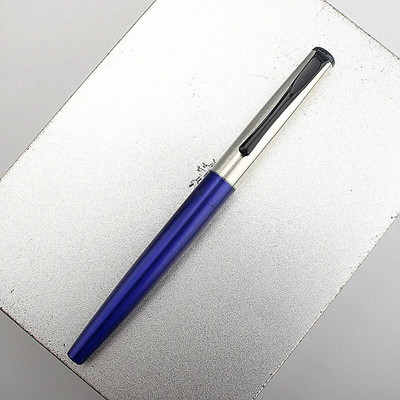 Augstas kvalitātes metāla lodīšu pildspalva 0,7 mm Rollerball Caneta zila melna tintes pildspalva skolas biroja lodīšu pildspalvai