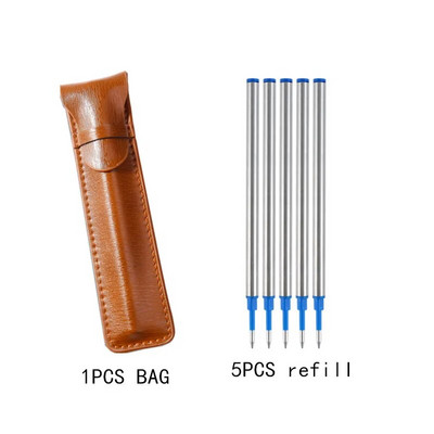 Augstas kvalitātes metāla lodīšu pildspalva 0,7 mm Rollerball Caneta zila melna tintes pildspalva skolas biroja lodīšu pildspalvai