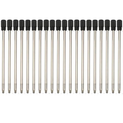 5/10/20/50 vnt. 7 cm ilgio metalinio rašiklio papildymas, skirtas krištolo deimantinio tušinuko kasetės šerdies stacionarioms mokyklinėms reikmenims