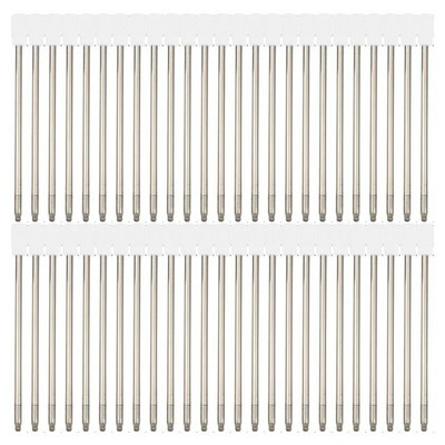 5/10/20/50 vnt. 7 cm ilgio metalinio rašiklio papildymas, skirtas krištolo deimantinio tušinuko kasetės šerdies stacionarioms mokyklinėms reikmenims