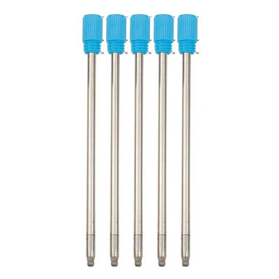 5/10/20/50 vnt. 7 cm ilgio metalinio rašiklio papildymas, skirtas krištolo deimantinio tušinuko kasetės šerdies stacionarioms mokyklinėms reikmenims