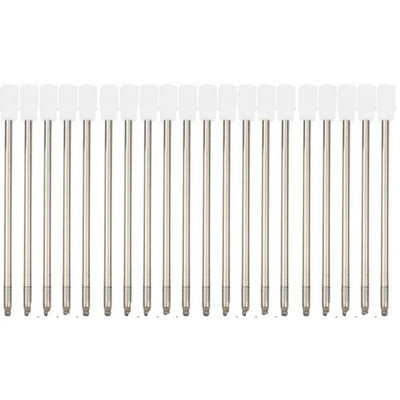 5/10/20/50 vnt. 7 cm ilgio metalinio rašiklio papildymas, skirtas krištolo deimantinio tušinuko kasetės šerdies stacionarioms mokyklinėms reikmenims