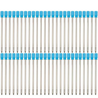 5/10/20/50 vnt. 7 cm ilgio metalinio rašiklio papildymas, skirtas krištolo deimantinio tušinuko kasetės šerdies stacionarioms mokyklinėms reikmenims
