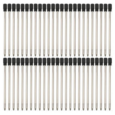 5/10/20/50 vnt. 7 cm ilgio metalinio rašiklio papildymas, skirtas krištolo deimantinio tušinuko kasetės šerdies stacionarioms mokyklinėms reikmenims