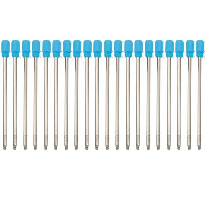 5/10/20/50 vnt. 7 cm ilgio metalinio rašiklio papildymas, skirtas krištolo deimantinio tušinuko kasetės šerdies stacionarioms mokyklinėms reikmenims