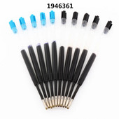 Uus kvaliteetne 5 tk Blue Black Gel tint Pastapliiats kontori kooli õpilaste kirjatarbed pastapliiatsi täitmine