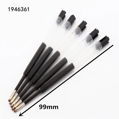 Uus kvaliteetne 5 tk Blue Black Gel tint Pastapliiats kontori kooli õpilaste kirjatarbed pastapliiatsi täitmine