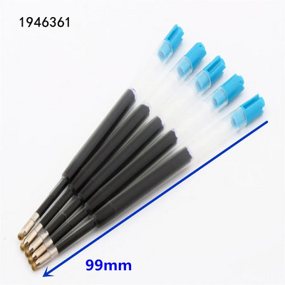 Uus kvaliteetne 5 tk Blue Black Gel tint Pastapliiats kontori kooli õpilaste kirjatarbed pastapliiatsi täitmine