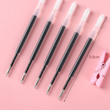 10 τμχ/σετ Πλαστικά Ανταλλακτικά στυλό 99mm μήκους 0,5mm πρεσαριστό στυλό γραφής Αντικαταστάσιμες ράβδοι Σχολικά είδη γραφείου