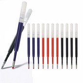 10 gab 424 tintes gēla pildspalvas uzpilde 99mm zila melna sarkana maināma G2 lodīšu pildspalvu uzpilde 0,5 mm skolas rakstīšanas biroja kancelejas preces