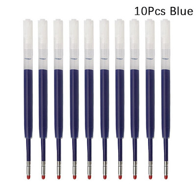 10 gab 424 tintes gēla pildspalvas uzpilde 99mm zila melna sarkana maināma G2 lodīšu pildspalvu uzpilde 0,5 mm skolas rakstīšanas biroja kancelejas preces