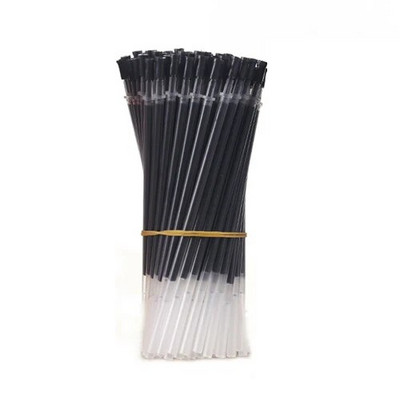 20 gab/partija gēla pildspalvas uzpilde neitrāla tintes pildspalva 0,38 mm melna zila sarkana adatas uzgaļa uzpildes stienis biroja skolas eksāmenu piederumiem