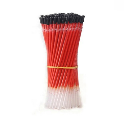 20 gab/partija gēla pildspalvas uzpilde neitrāla tintes pildspalva 0,38 mm melna zila sarkana adatas uzgaļa uzpildes stienis biroja skolas eksāmenu piederumiem