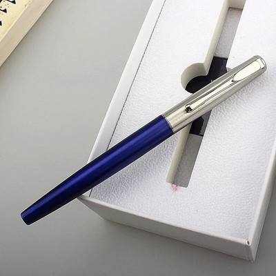 1 τμχ Πολυτελής στυλό ρολό μεταλλικά σχολικά είδη γραφείου μαύρο χρυσό κλιπ Rollerball Υψηλής ποιότητας χαρτικά