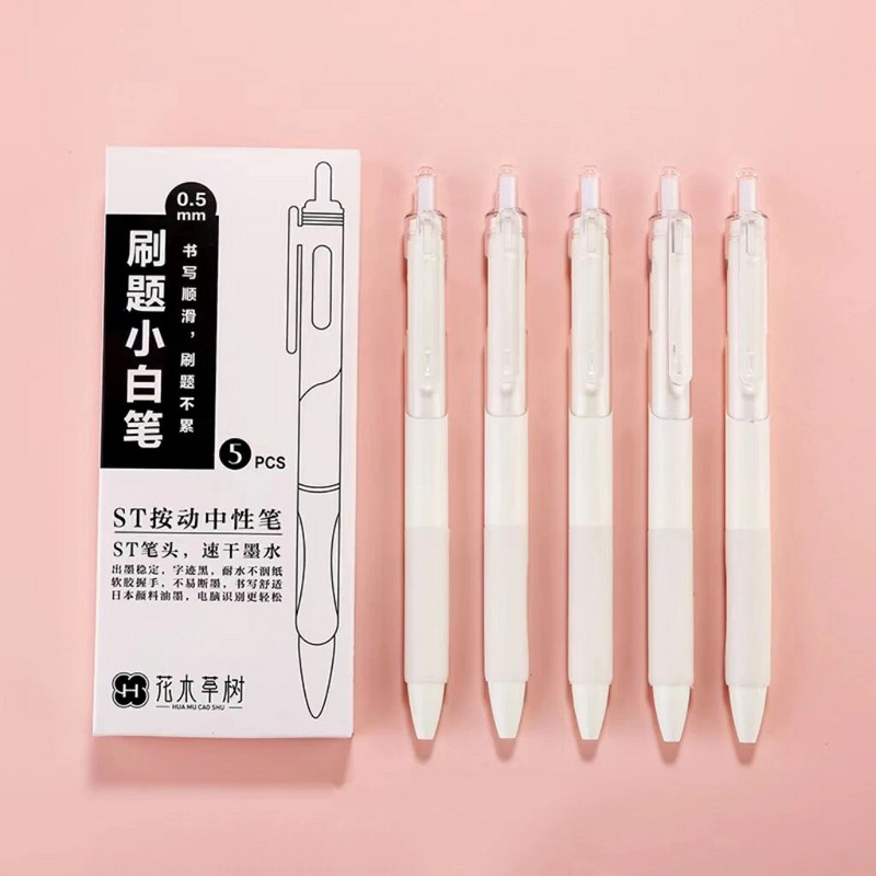 5 tk. Eripakkumine Neutraalne pliiats suruv õpilase kirjutuspliiats Kooli eksamipliiats ST ots Saadaval viies värvitoonis