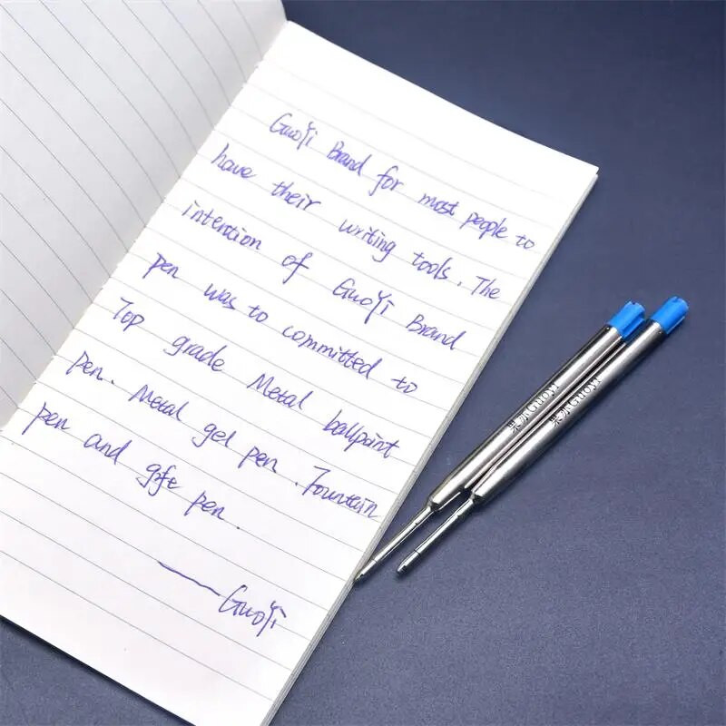 Guoyi D099 pastapliiatsi täidis 10 tk/partii romaan kontoritarvete jaoks kingipliiats hotelli äri kirjutuspikkus 700m G2 424 pliiats