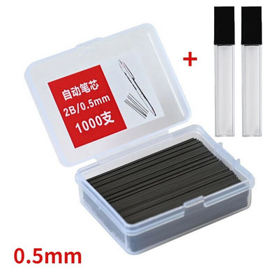 1000Pcs/Box 2B Mechanical Pencil Refill Leads 0,5mm 0,7mm Automatic Pencil Core Μαθητικά Σχολικά Γραφικά