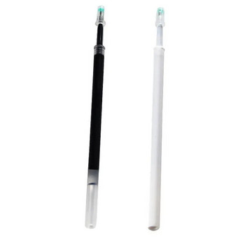 1 пакет Press Metal Gel Pen Bullet Refill Office Signature Rods Blue Black Ink Офис Училищни канцеларски материали Консумативи за писане