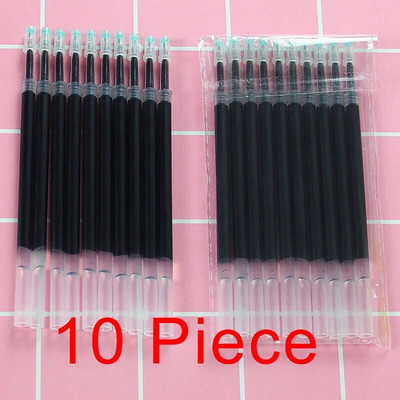 1 paket Press Metalna gel olovka Bullet Refill Štapići za uredski potpis Plava crna tinta Uredski pribor za pisanje u školi