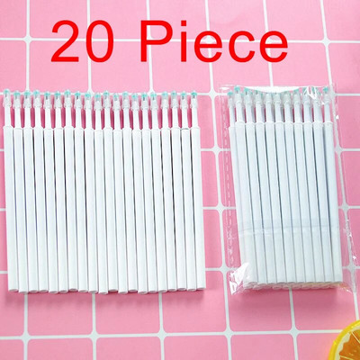 1 paket Press Metalna gel olovka Bullet Refill Štapići za uredski potpis Plava crna tinta Uredski pribor za pisanje u školi