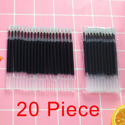 1 paket Press Metalna gel olovka Bullet Refill Štapići za uredski potpis Plava crna tinta Uredski pribor za pisanje u školi