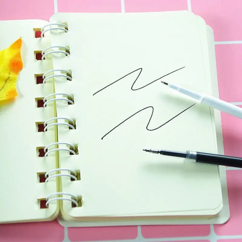 1 paket Press Metalna gel olovka Bullet Refill Štapići za uredski potpis Plava crna tinta Uredski pribor za pisanje u školi