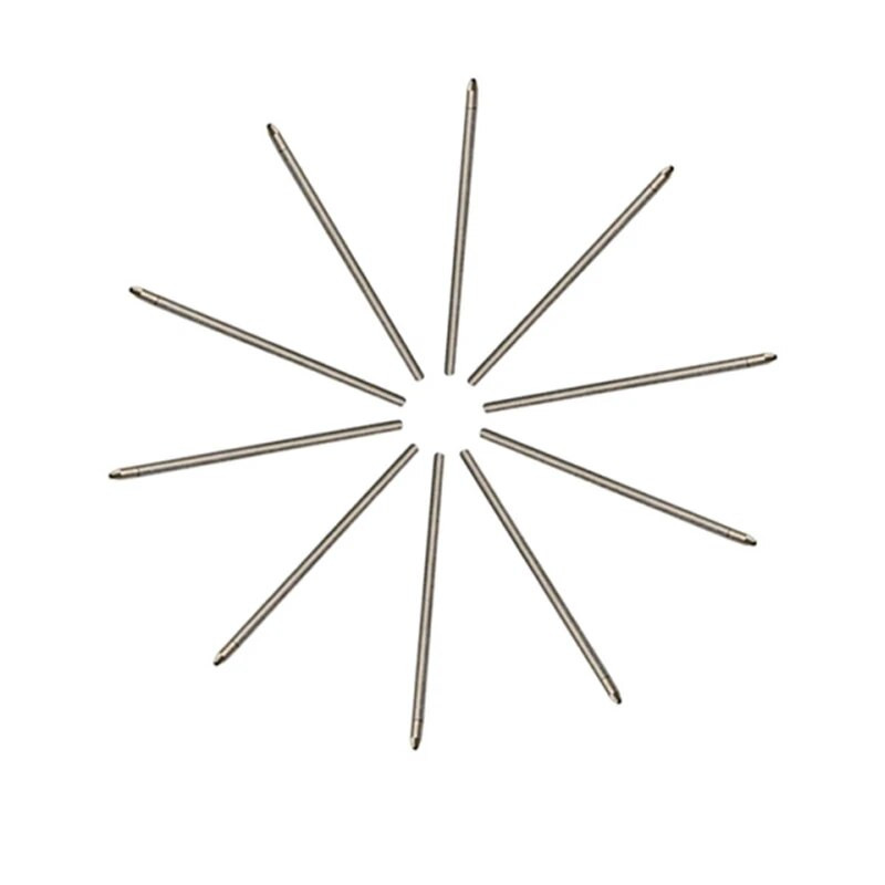 20 tk/partii Vahetatavad metallist täidised mitmevärvilise pastapliiatsi jaoks, must sinine punane täidis Kontorikool, õpilaste kirjatarbed